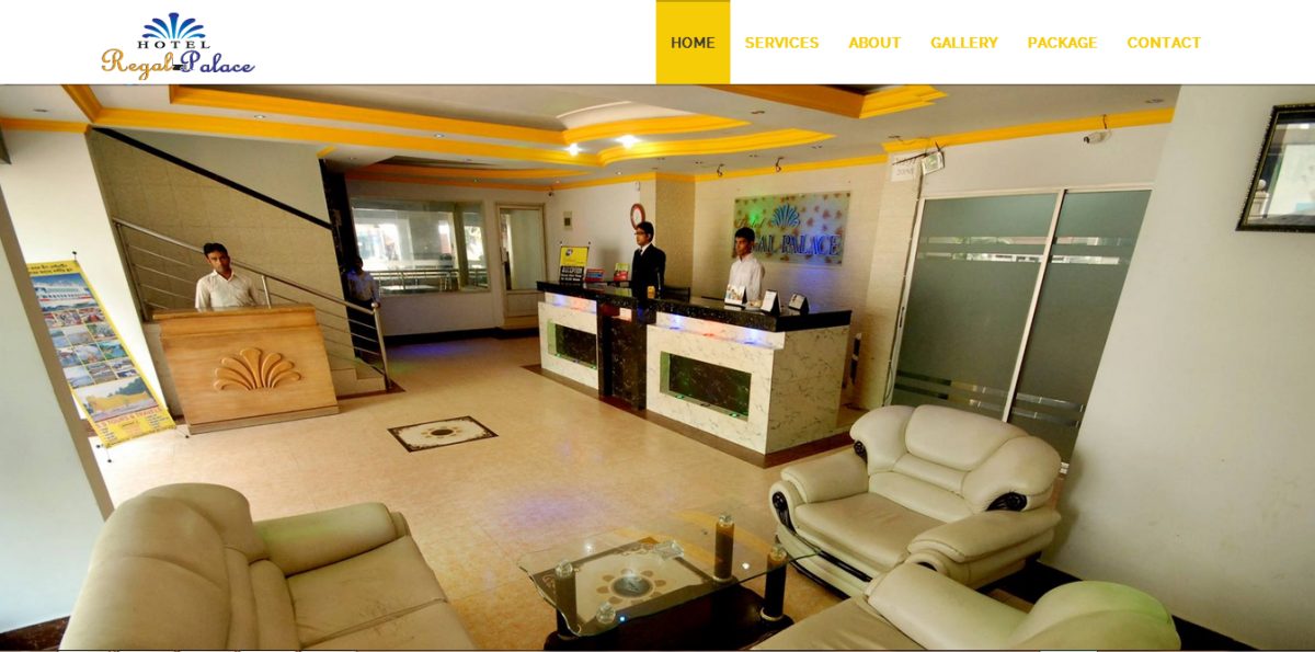 Hotel Regal Palace website